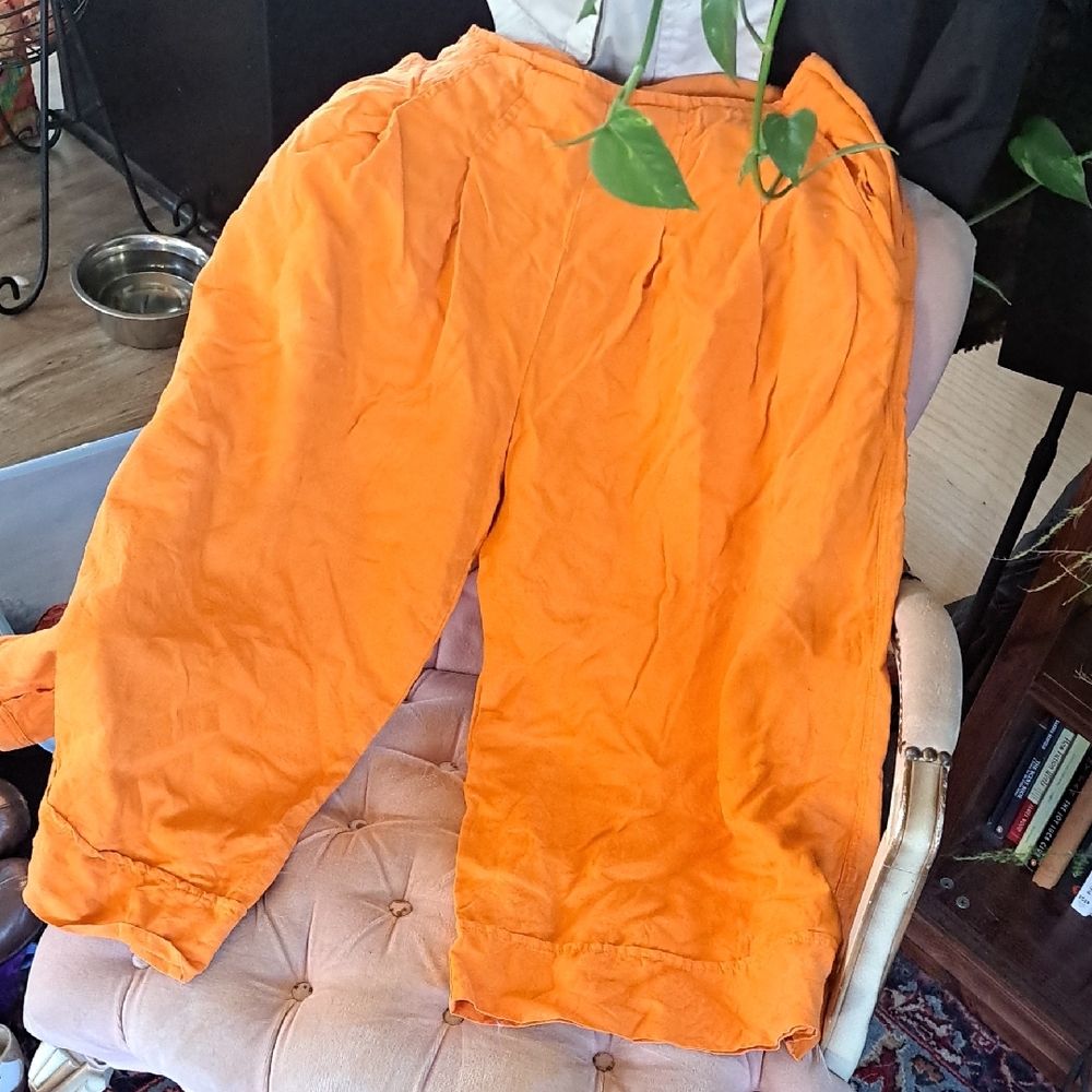Bright Orange Pants